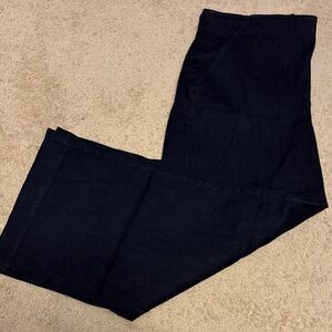 Black Tall Wide-Leg Pants